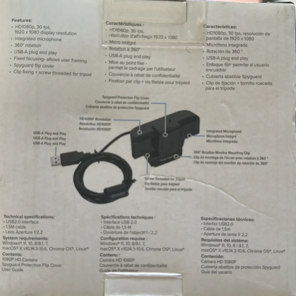 BRAND NEW TARGUS WEBCAM PRO